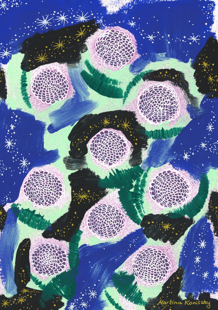 Camouflage Night Flowers (hyldest til Joseph von Eichendorff) af Martina Konitzky