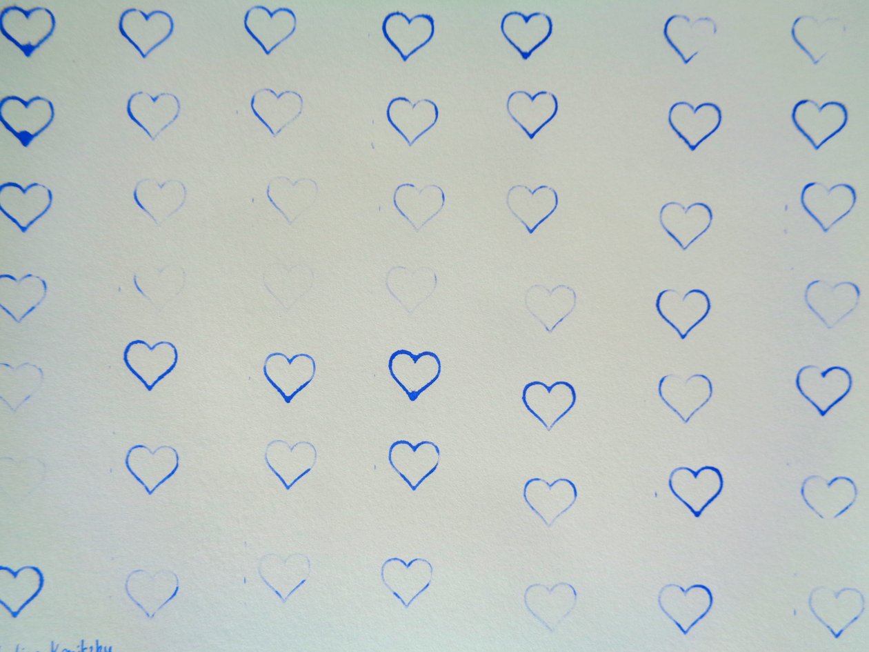Hjerter stempel af Martina Konitzky