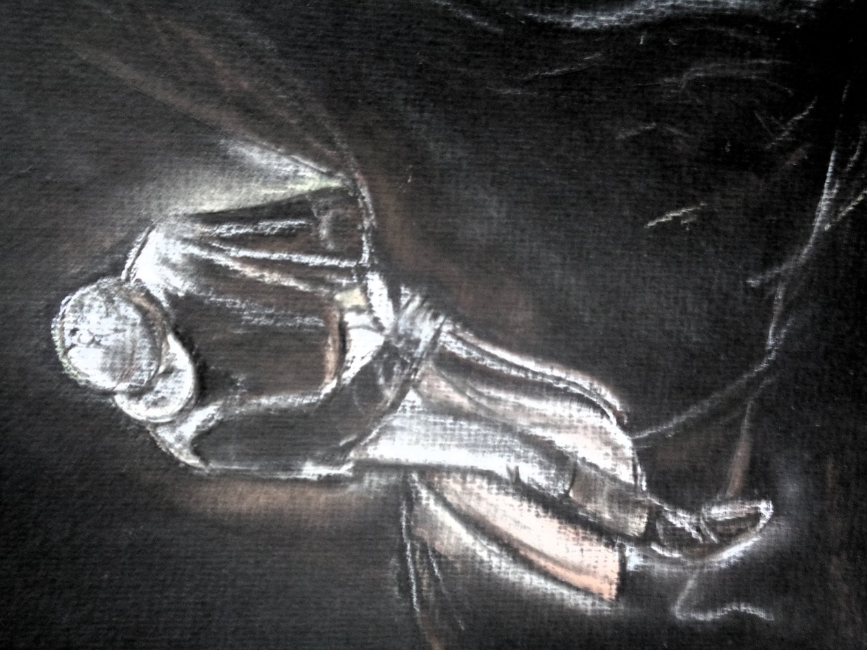 Studie efter Degas - Homage af Martina Konitzky