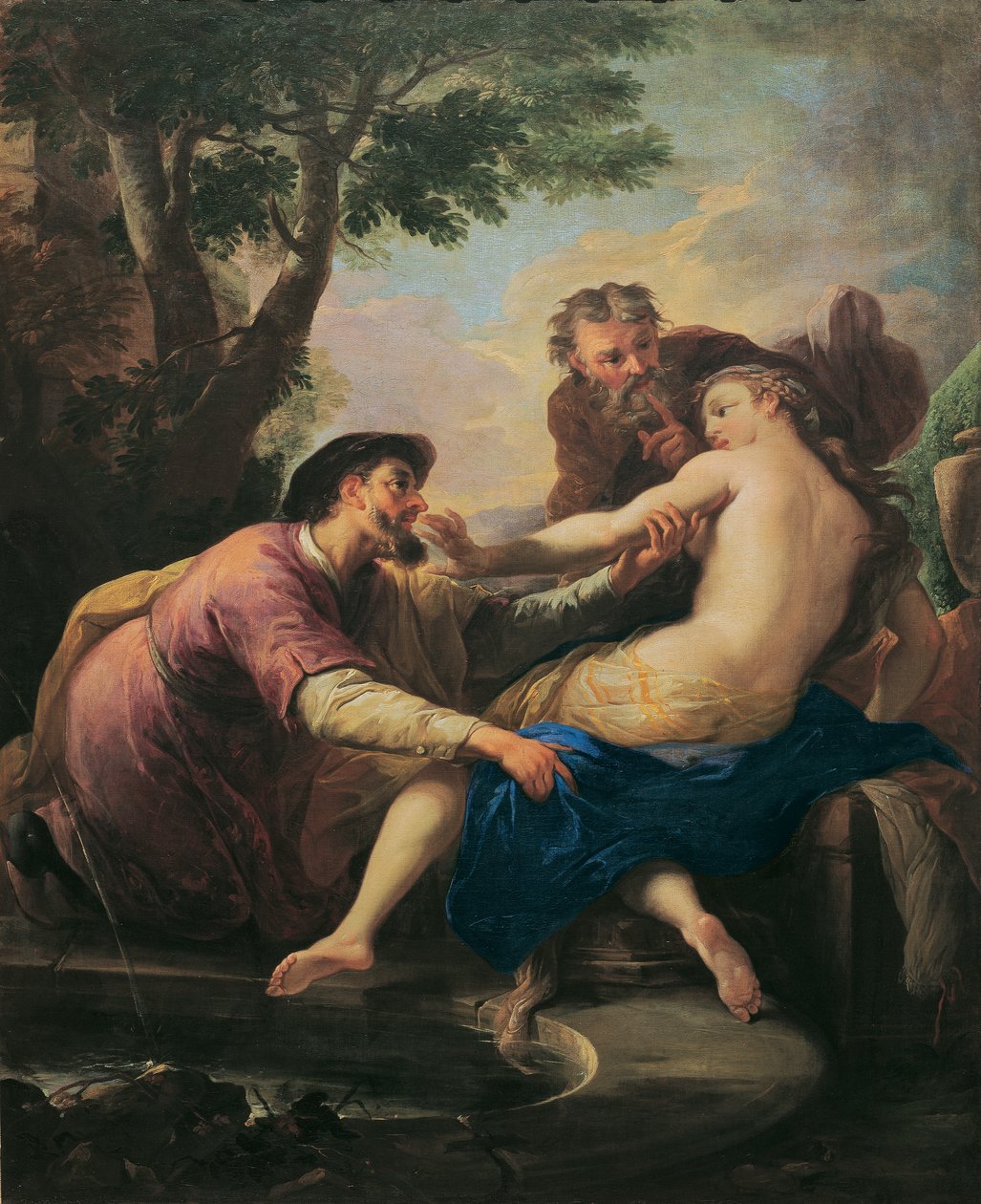 Susanna og de to gamle mennesker af Martino Altomonte