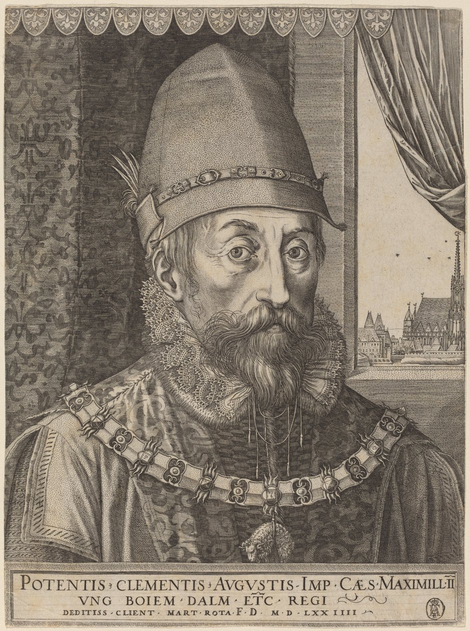Kejser Maximilian II af Martino Rota