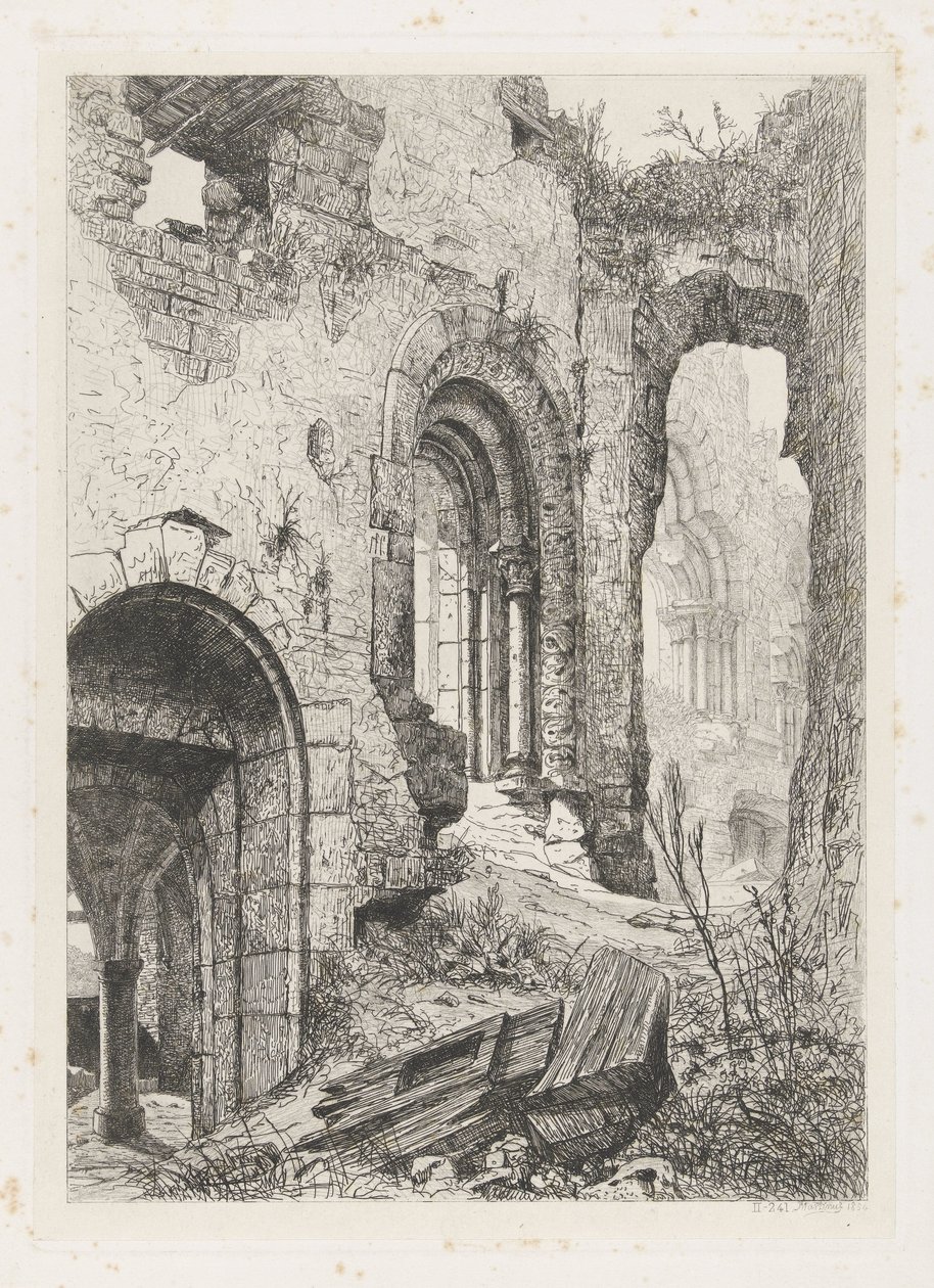 Vianden Slot af Martinus Antonius Kuytenbrouwer jr.