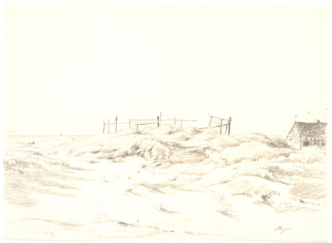 Klitlandskab, Skagen af Martinus Rørbye
