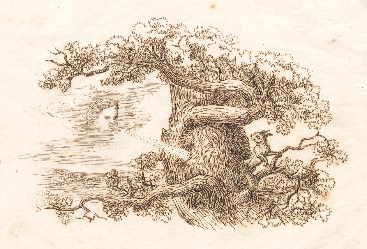 Illustration til "Halvhundrede Fabler for Børn" af Hey af Martinus Rørbye