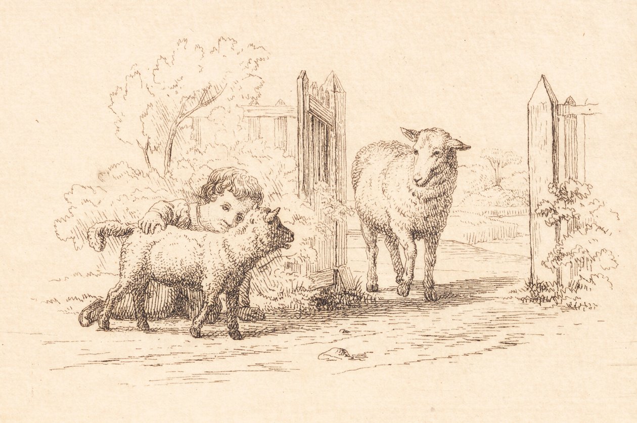 Illustration til "Halvhundrede Fabler for Børn" af Hey af Martinus Rørbye