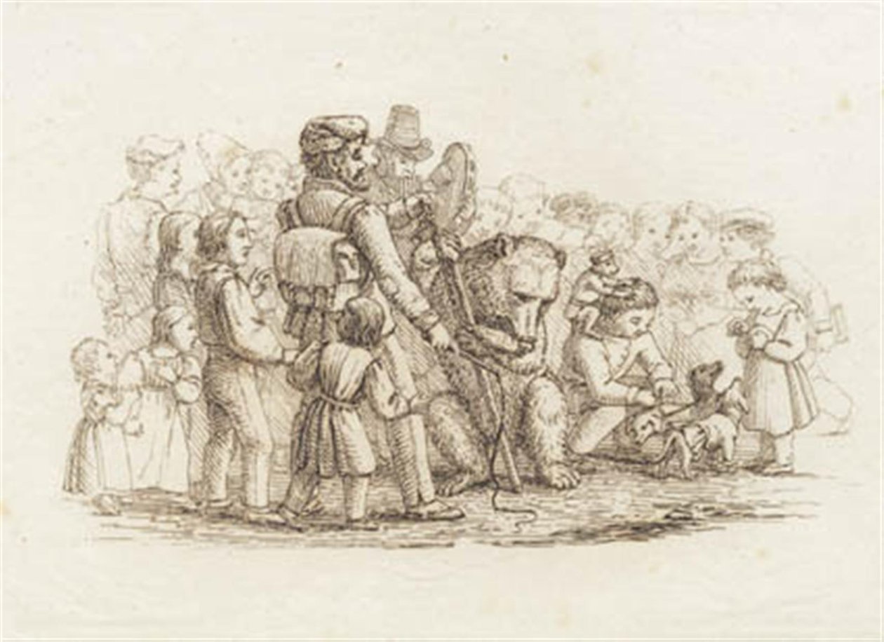 Illustration til "Halvhundrede Fabler for Børn" af Hey af Martinus Rørbye