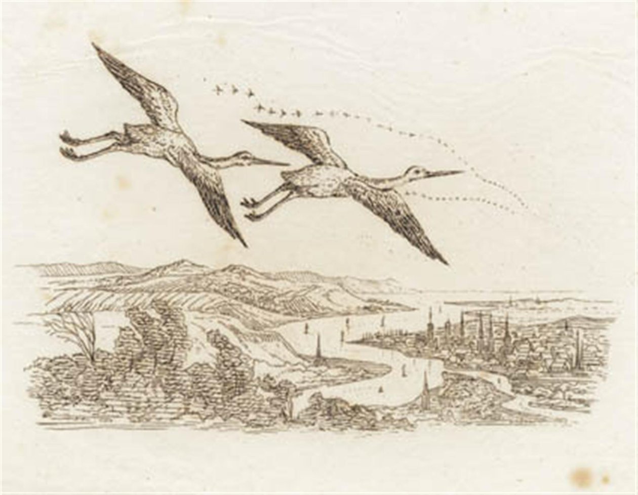 Illustration til "Halvhundrede Fabler for Børn" af Hey af Martinus Rørbye