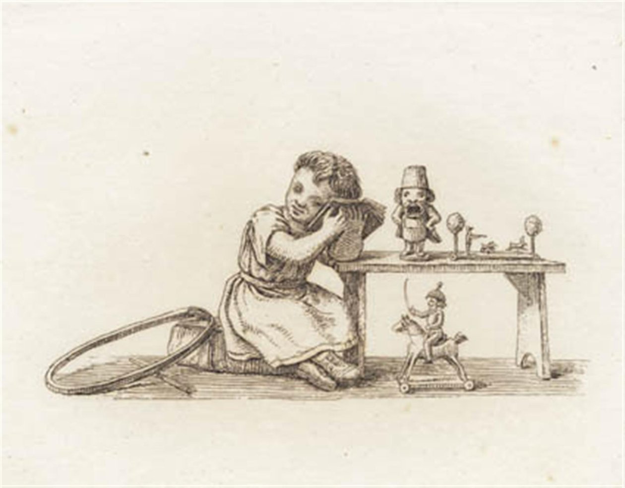 Illustration til "Halvhundrede Fabler for Børn" af Hey af Martinus Rørbye
