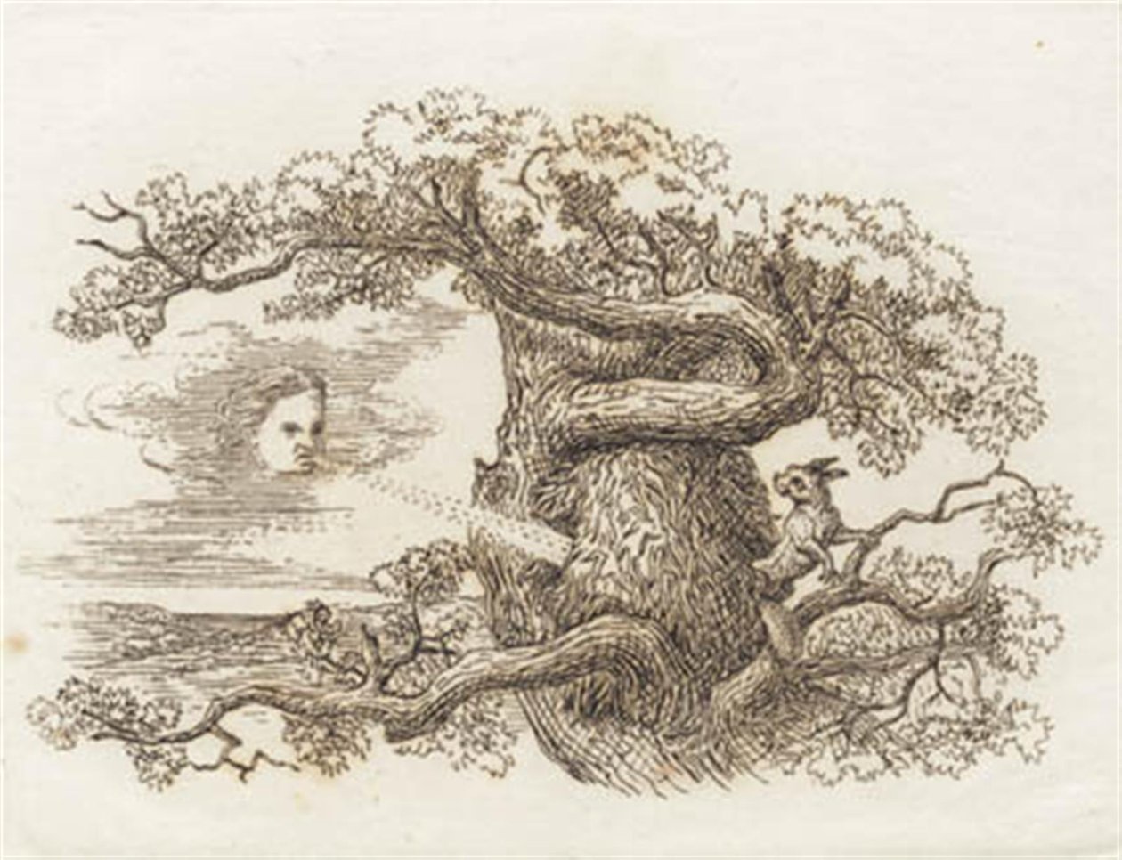Illustration til "Halvhundrede Fabler for Børn" af Hey af Martinus Rørbye