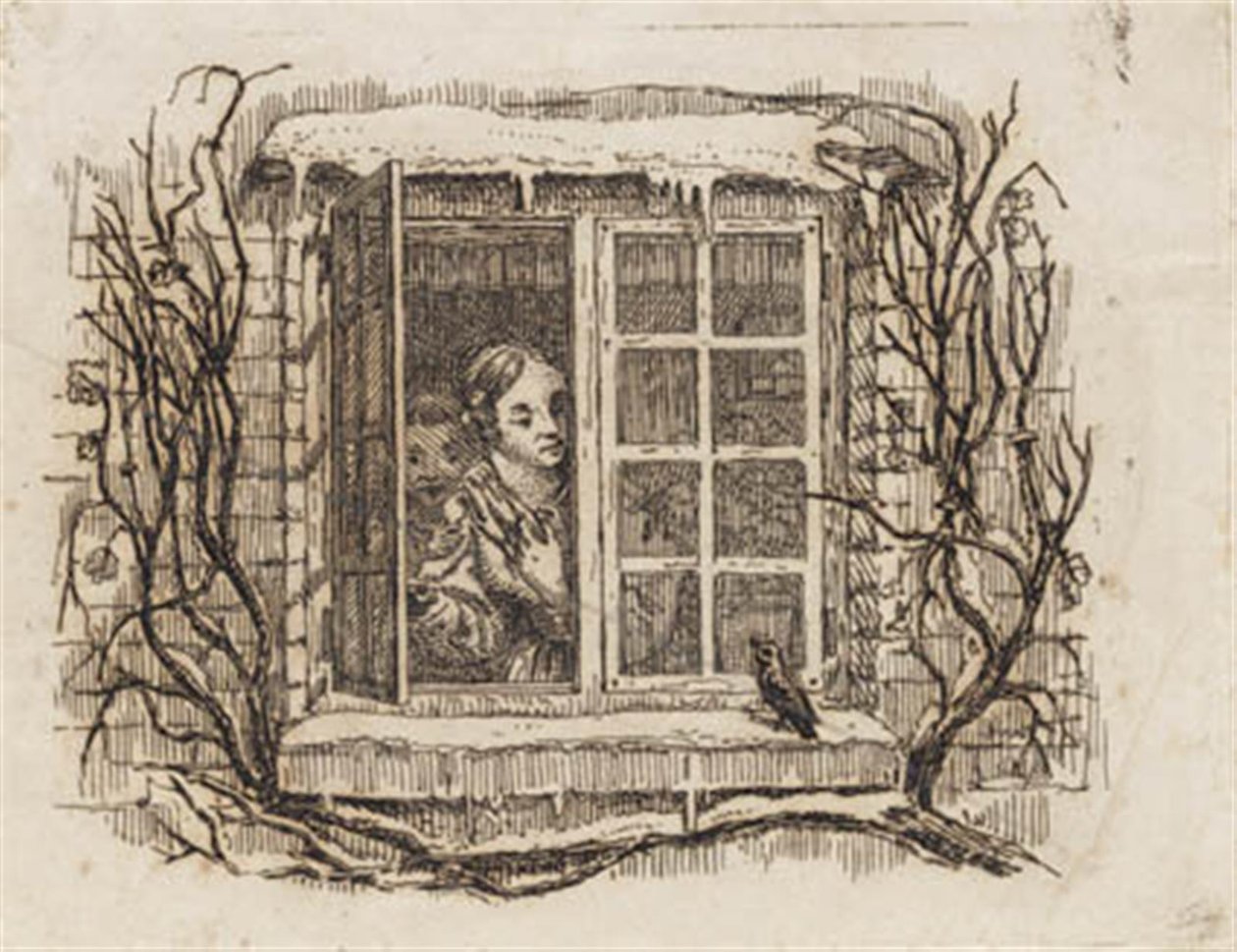 Illustration til "Halvhundrede Fabler for Børn" af Hey af Martinus Rørbye