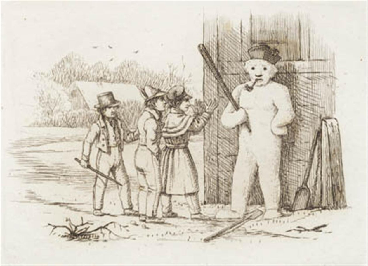 Illustration til "Halvhundrede Fabler for Børn" af Hey af Martinus Rørbye