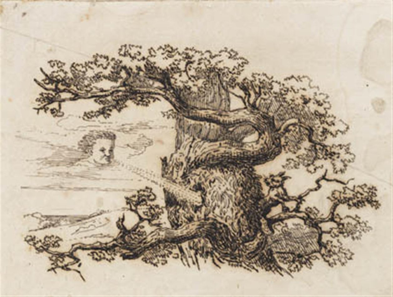 Illustration til "Halvhundrede Fabler for Børn" af Hey af Martinus Rørbye