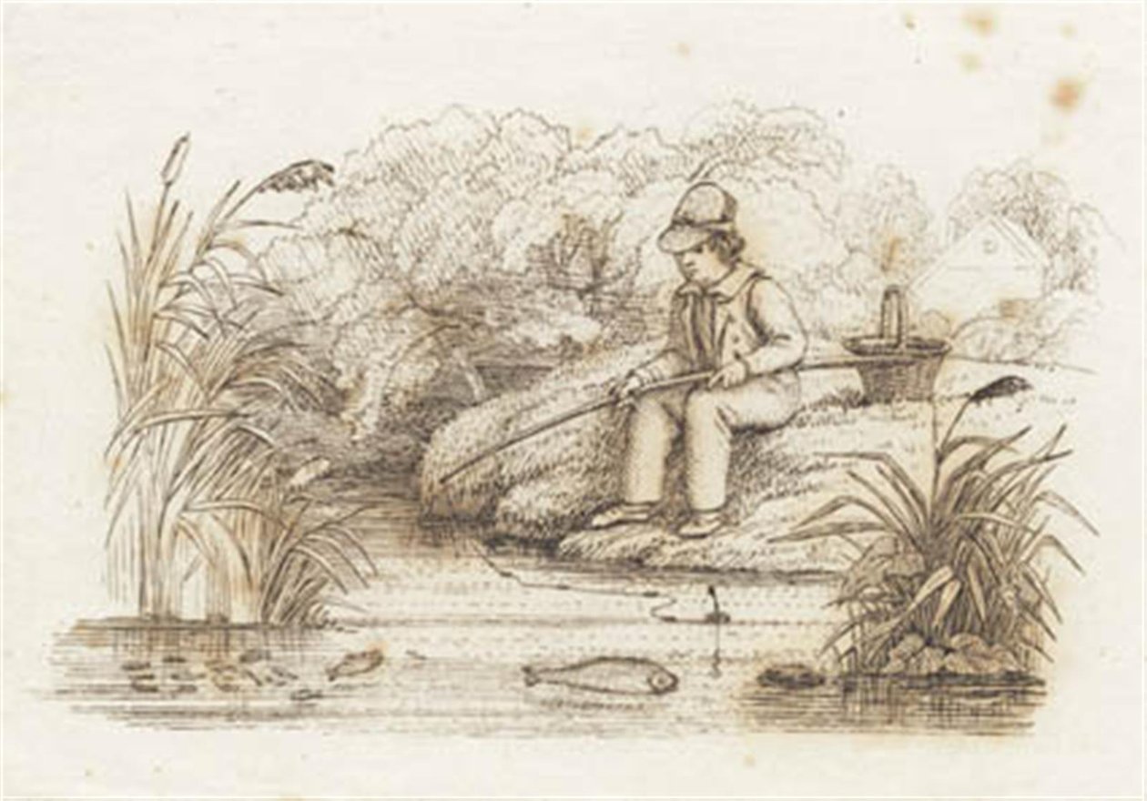 Illustration til "Halvhundrede Fabler for Børn" af Hey af Martinus Rørbye