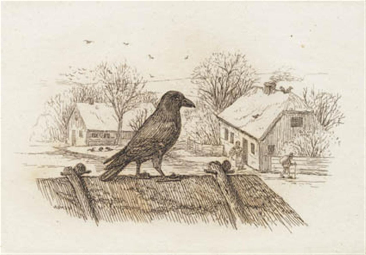 Illustration til "Halvhundrede Fabler for Børn" af Hey af Martinus Rørbye
