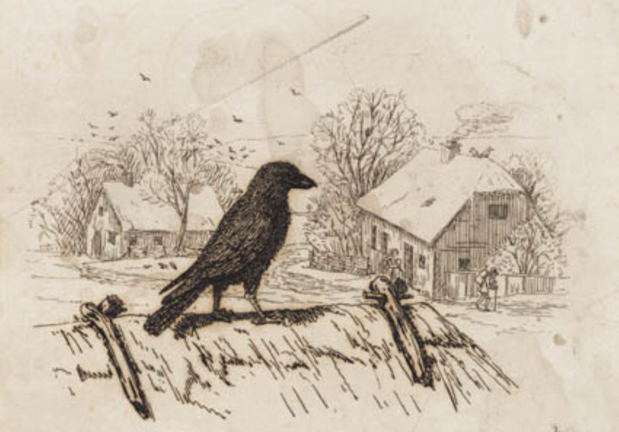 Illustration til "Halvhundrede Fabler for Børn" af Hey af Martinus Rørbye