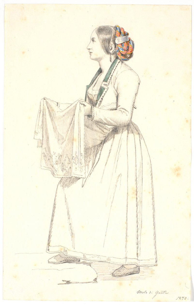 Italienerinde af Martinus Rørbye