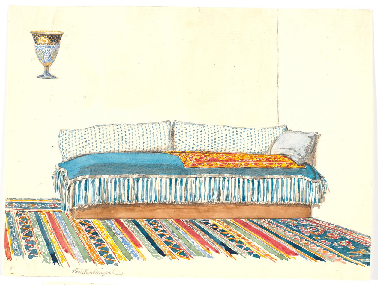 Tyrkisk sofa af Martinus Rørbye