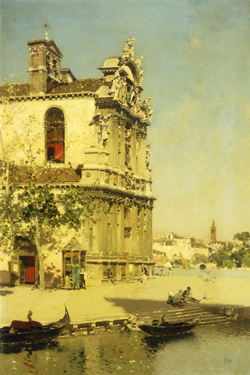 Udsigt over Venedig, af Martín Rico y Ortega