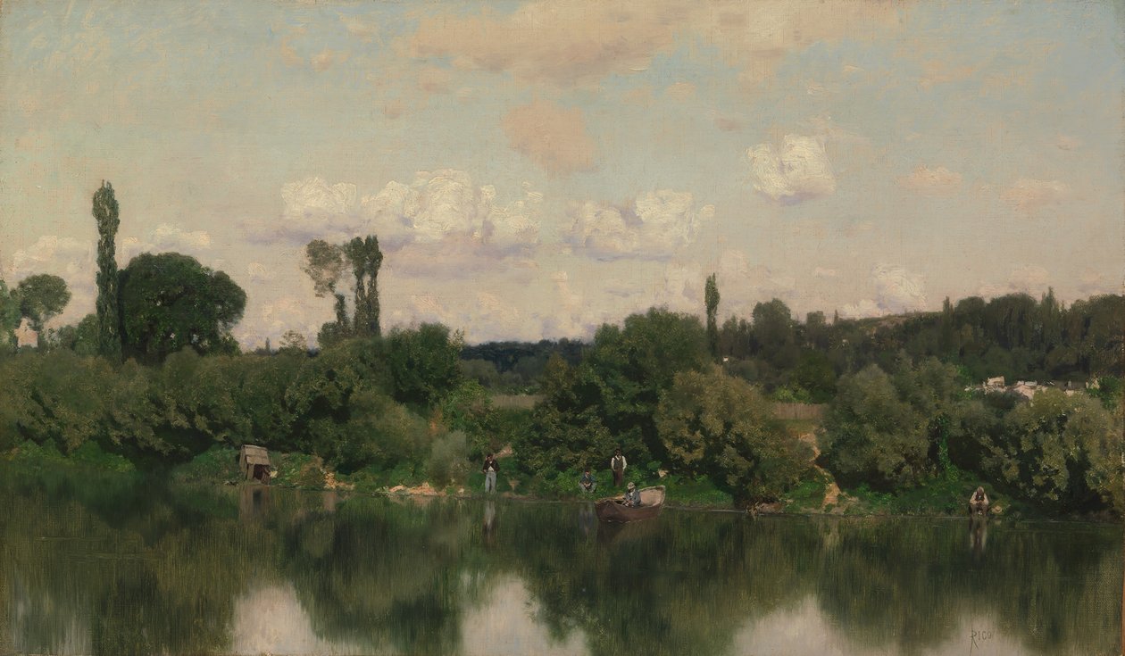 På Seinen. af Martín Rico y Ortega