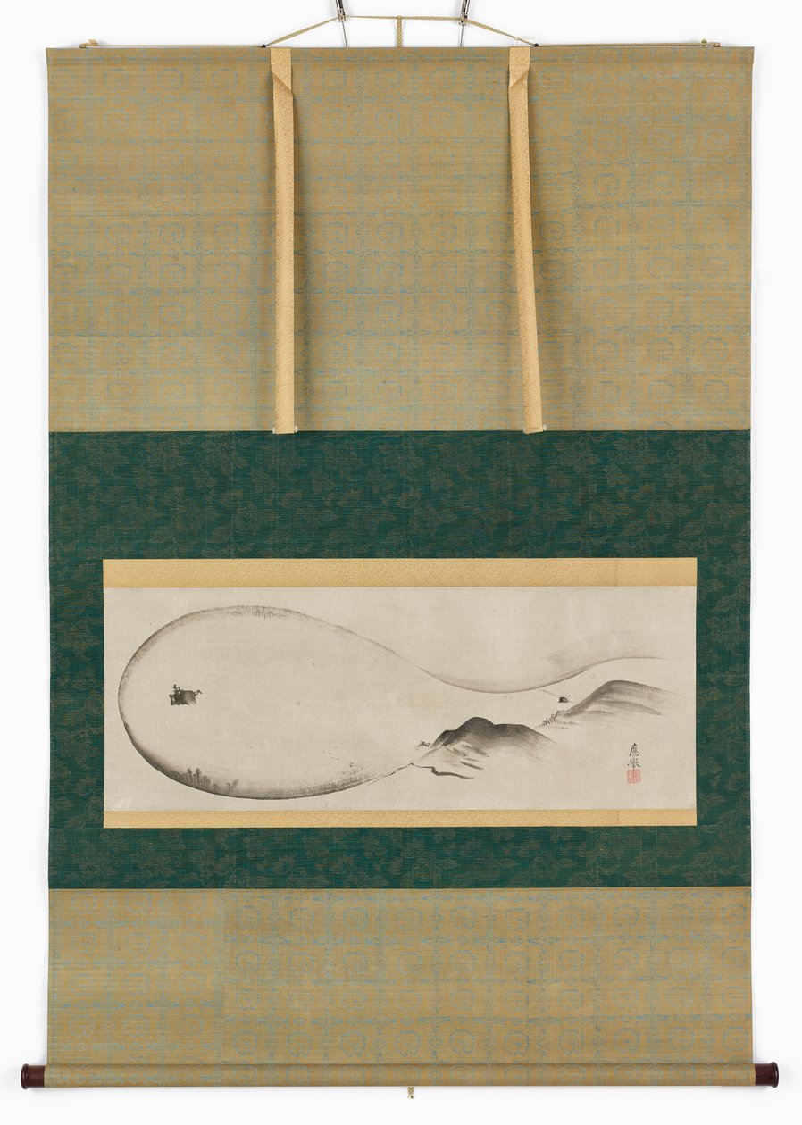 Landskab: Biwa-søen, Edo-perioden, 1700-tallet. af Maruyama Okyo