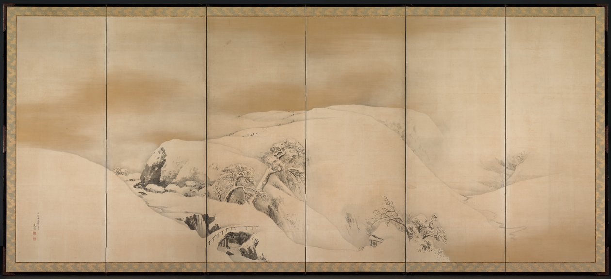 Vinterdag, 1784. af Maruyama Okyo
