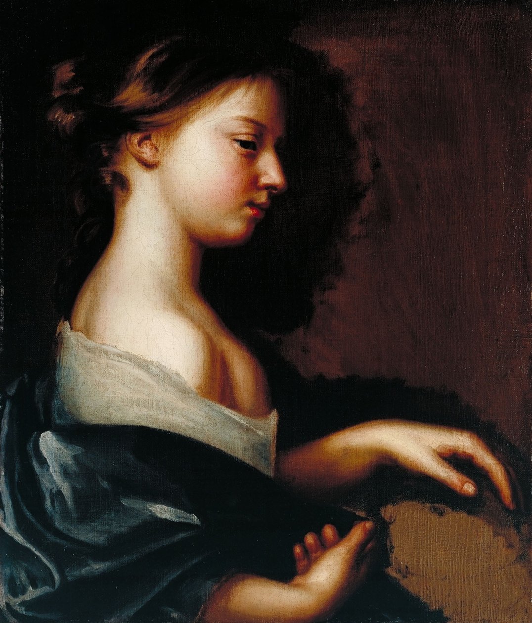 Portræt af en ung pige af Mary Beale