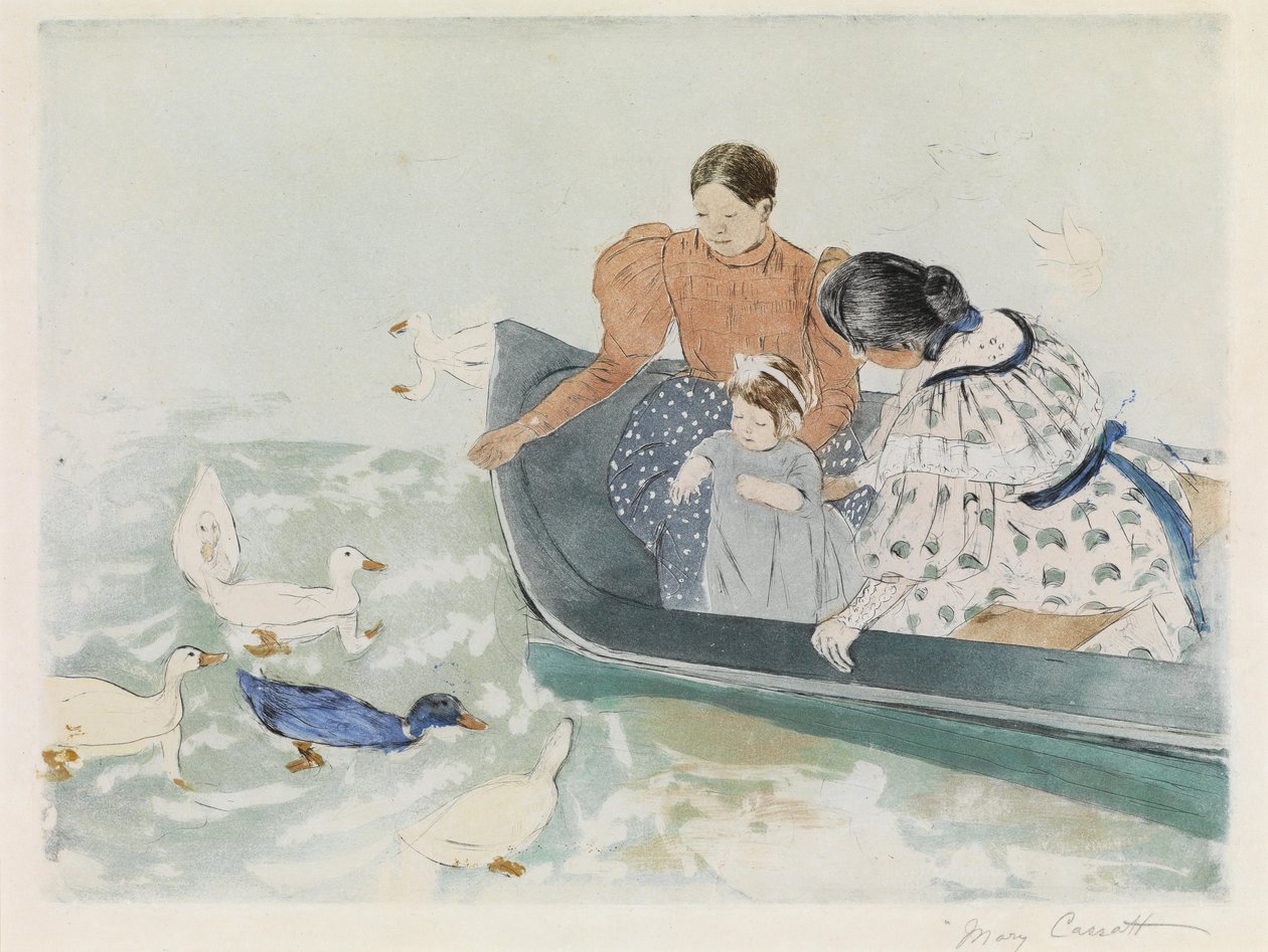 Foder ænderne af Mary Cassatt