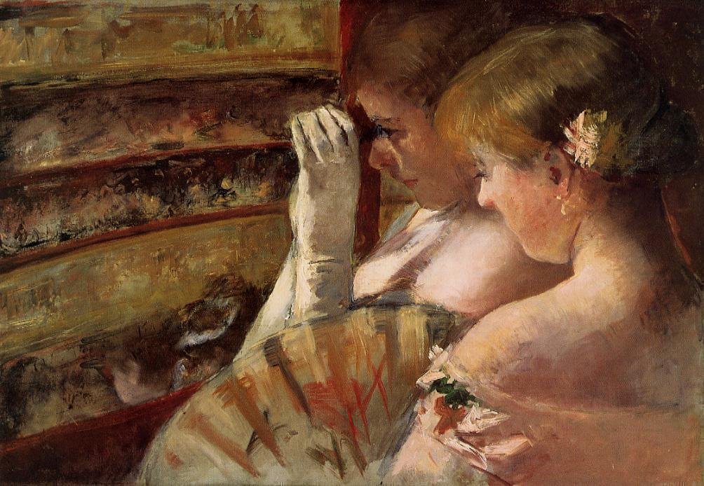 I kassen af Mary Cassatt