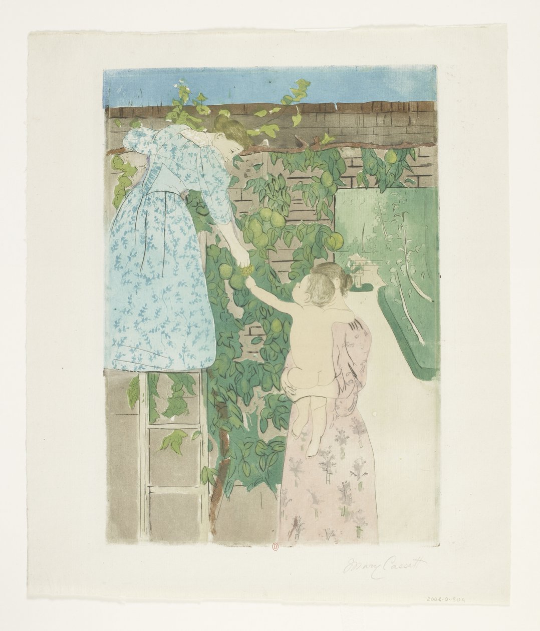 Grøntsagshaven af Mary Cassatt