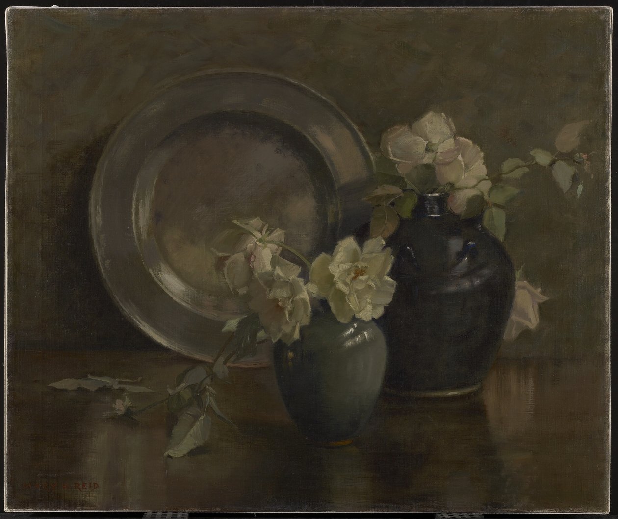A Study in Greys, c.1913 af Mary Hiester Reid