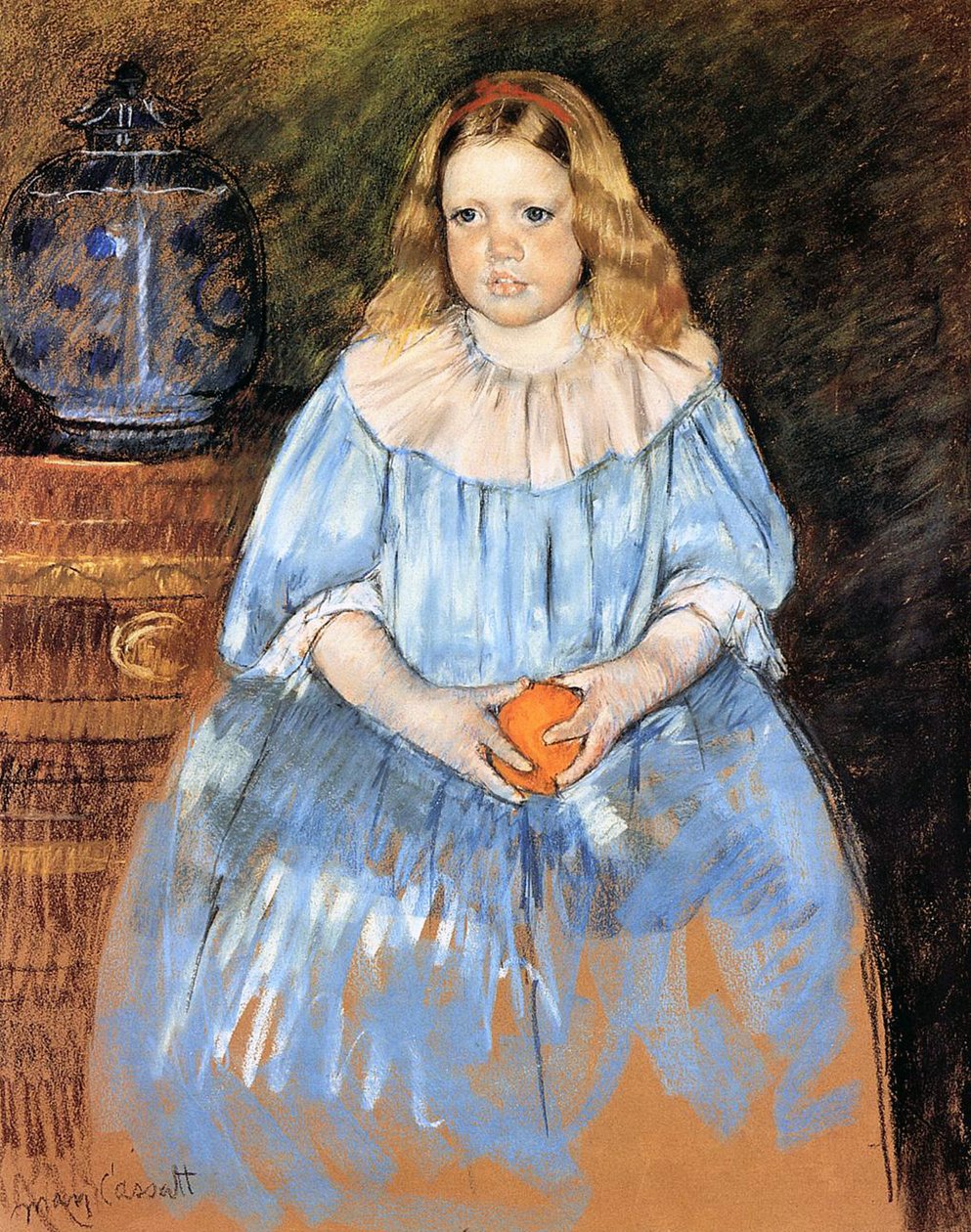 Margaret Milligan Sloan, 1893 (pastel på papir) af Mary Cassatt