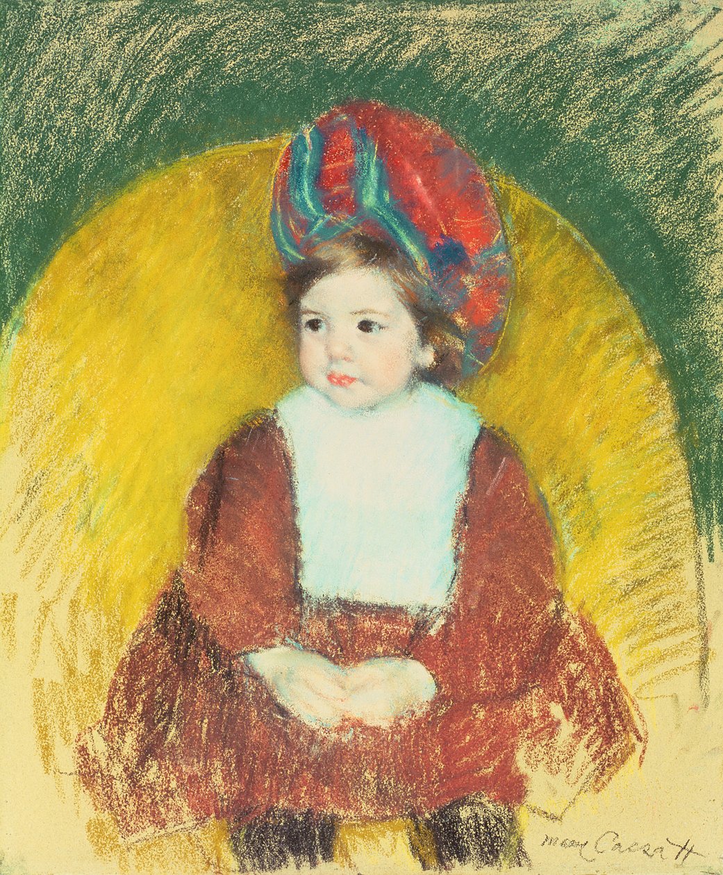 Margot, 1800-tallet (pastel) af Mary Cassatt