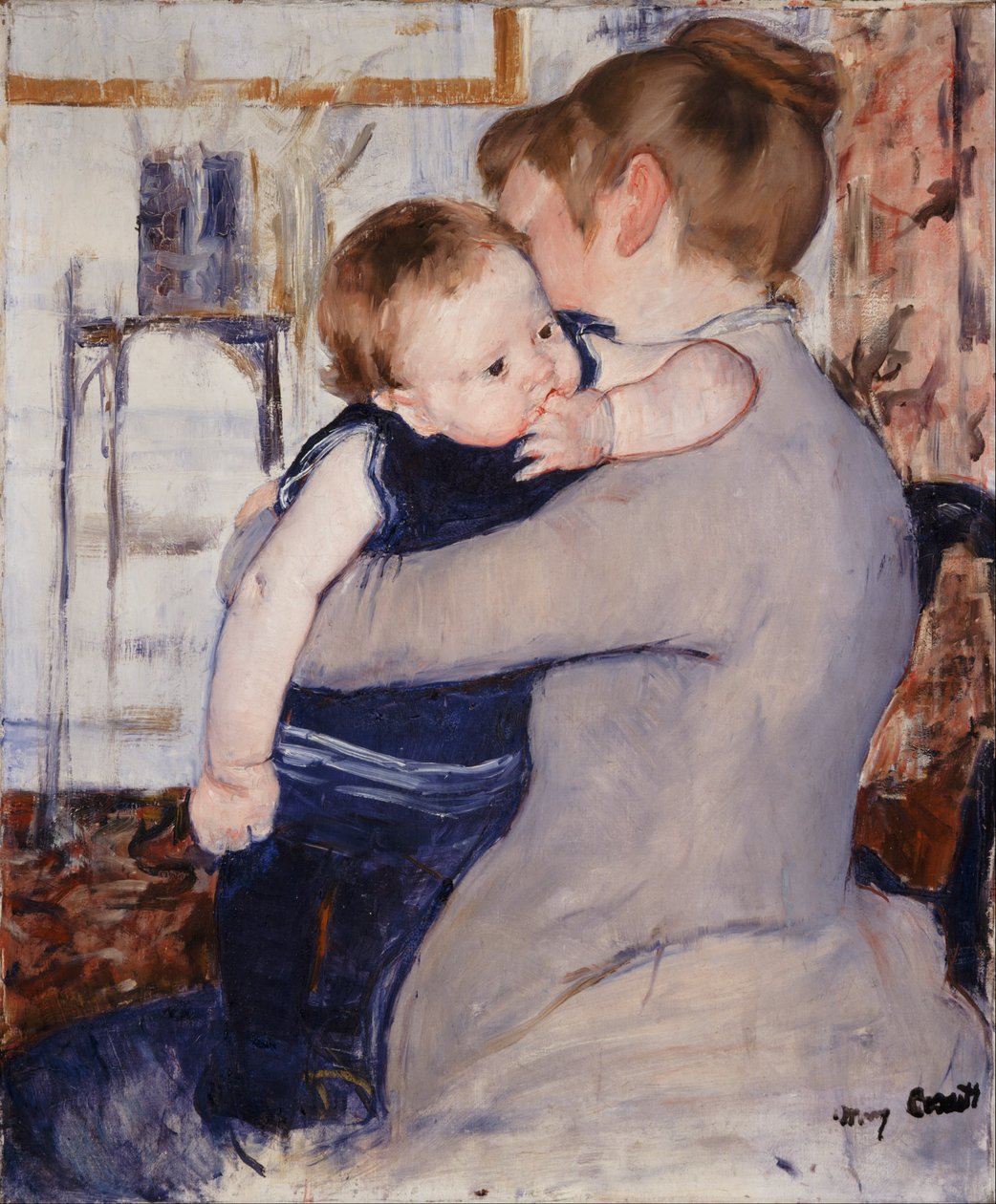 Mor og barn af Mary Cassatt