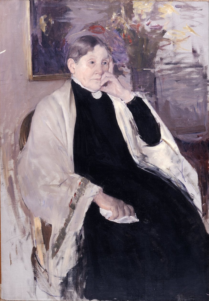 Fru Robert S. Cassatt, kunstnerens mor af Mary Cassatt