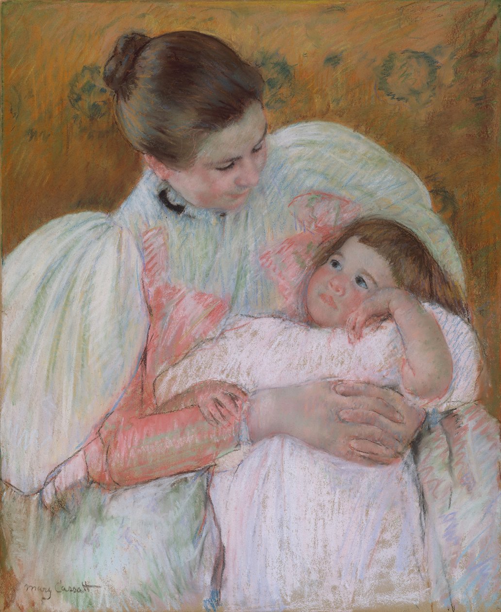 Sygeplejerske og Barn, 1896-7 af Mary Cassatt