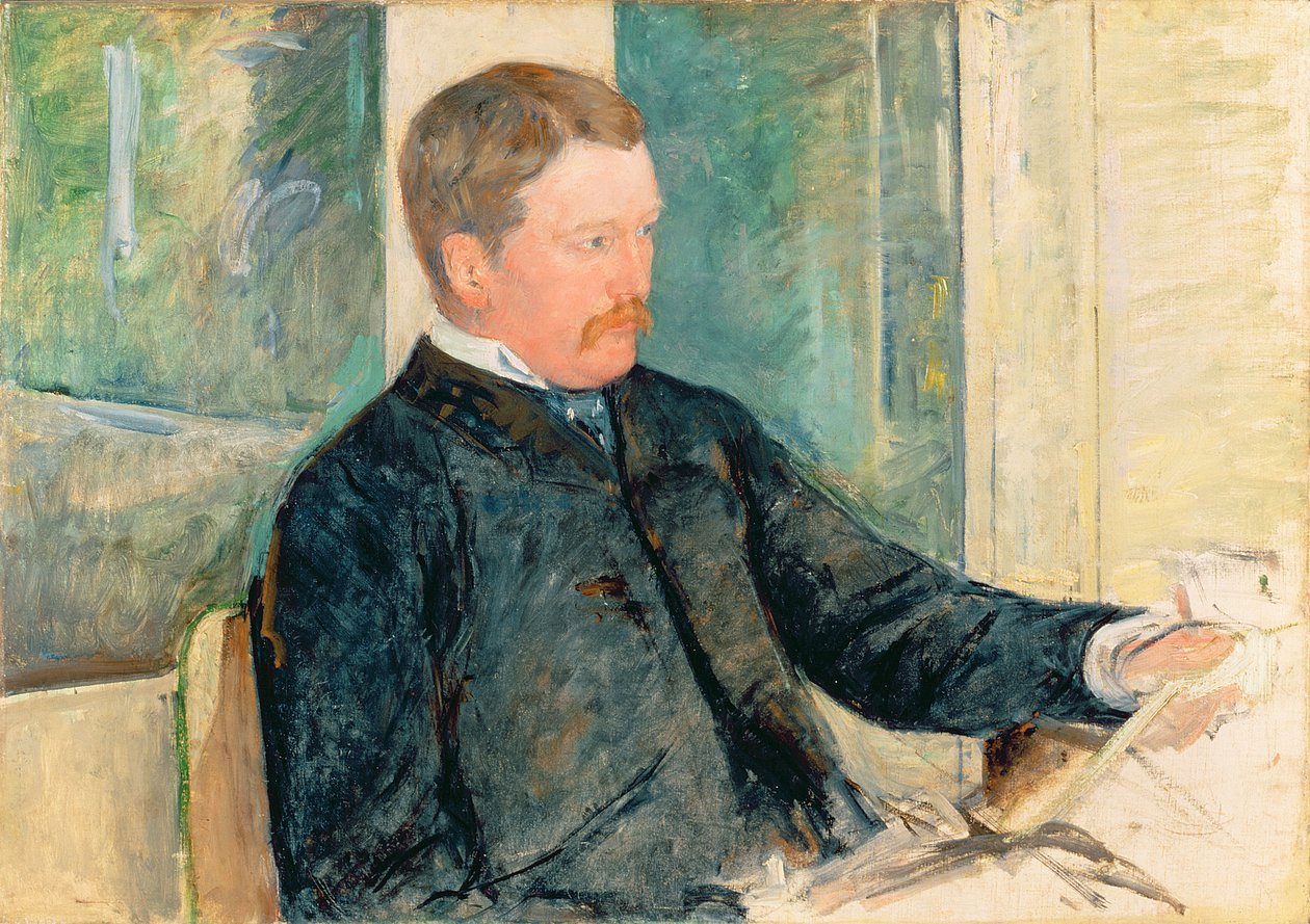 Portræt af Alexander J. Cassatt, ca. 1880 af Mary Cassatt