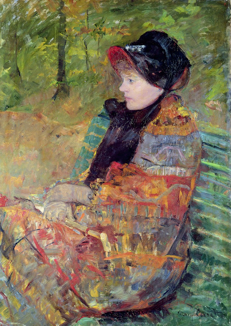 Portræt af Mlle C. Lydia Cassatt, 1880 af Mary Cassatt