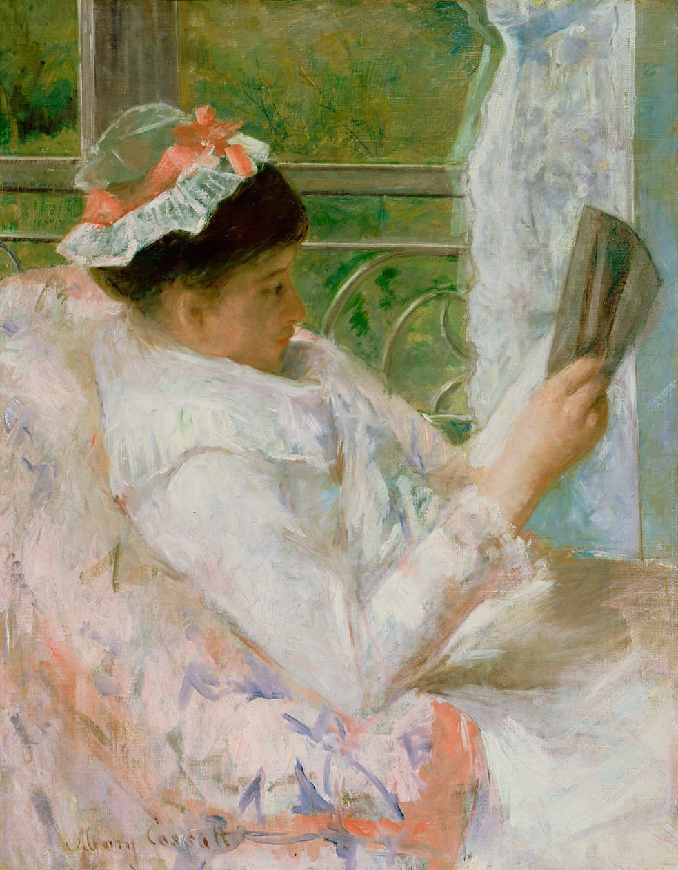 Læseren (Lydia Cassatt) ca. 1878 af Mary Cassatt