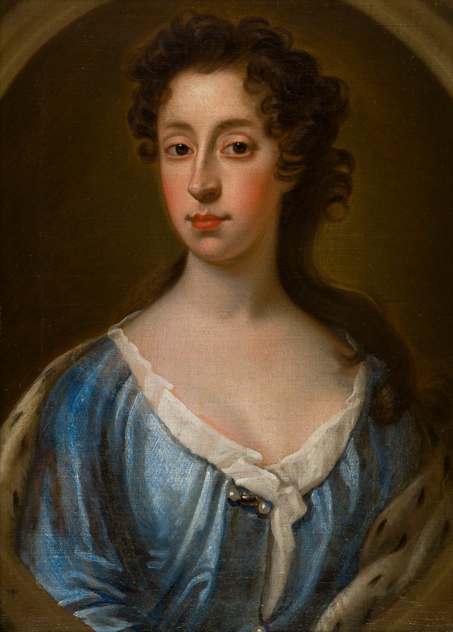 Portræt af Ann Grenville, grevinde af Kingston (1632/3-1699), ca. 1653-99 (olie på lærred) af Mary (follower of) Beale