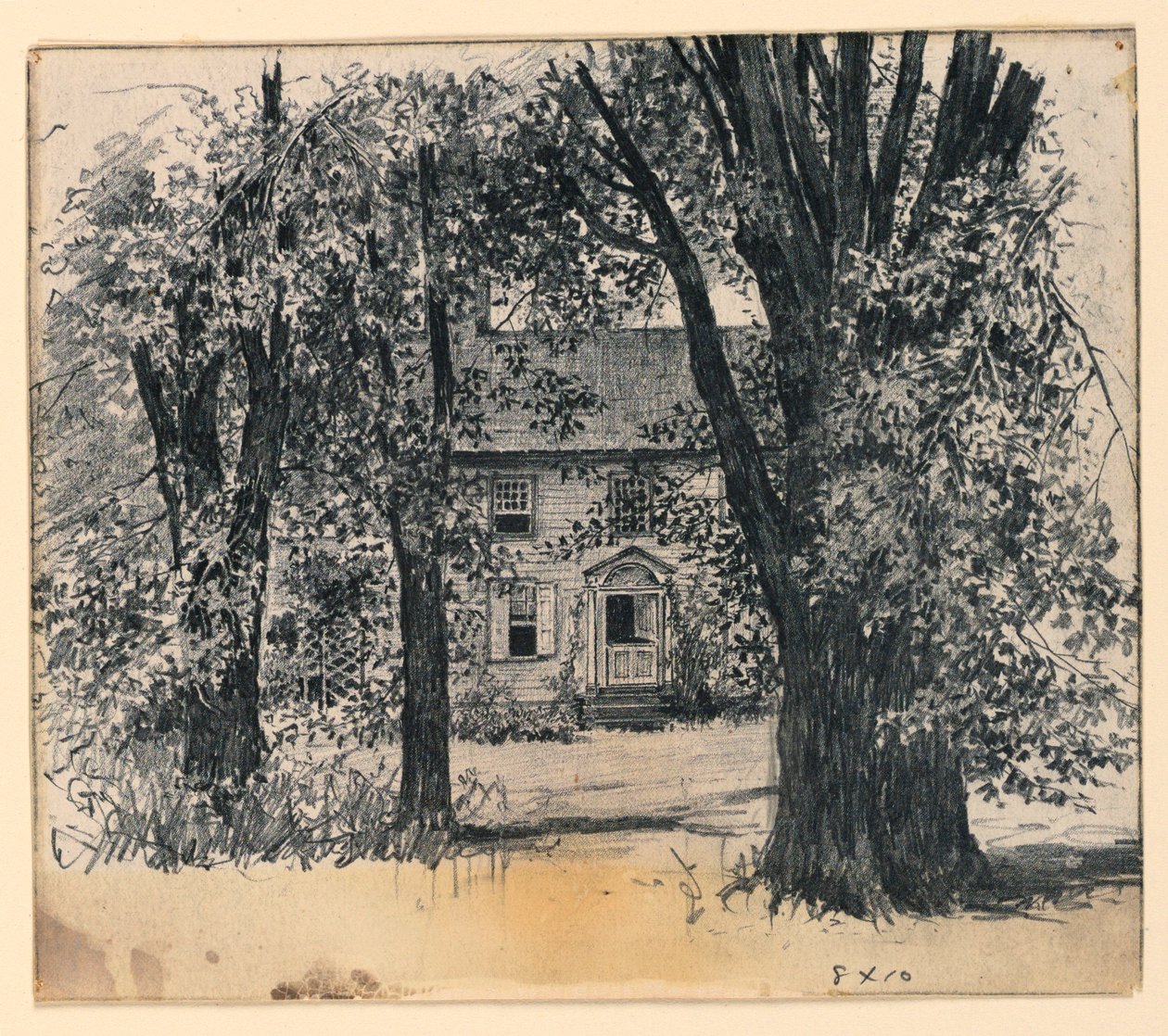 Tegning, Point Lookout, 1883 af Mary A. Hallock Foote