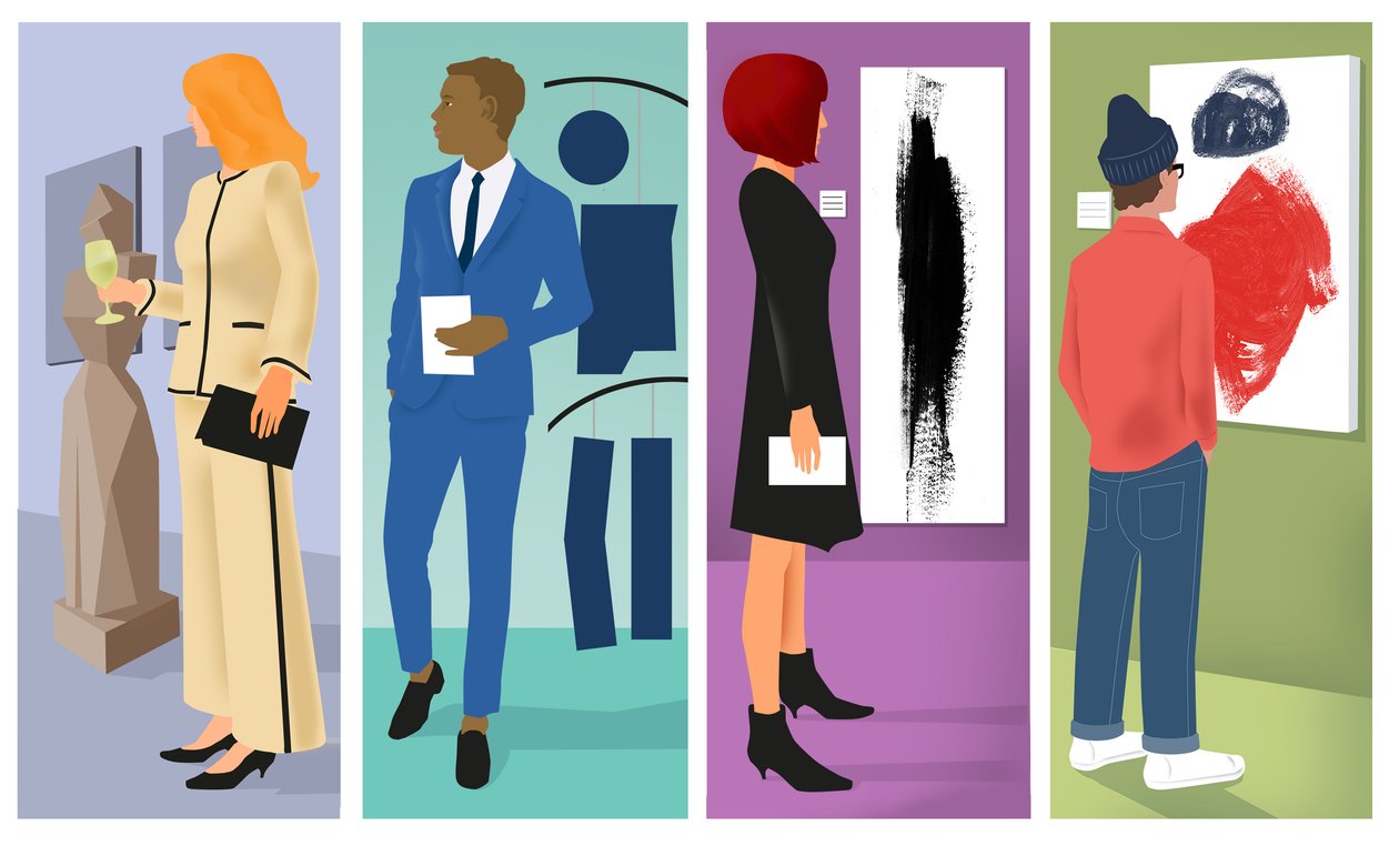 Gallery People, 2016 (digital) af Mary Ann Smith