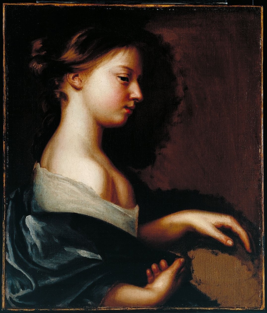 Portræt af en ung pige af Mary Beale