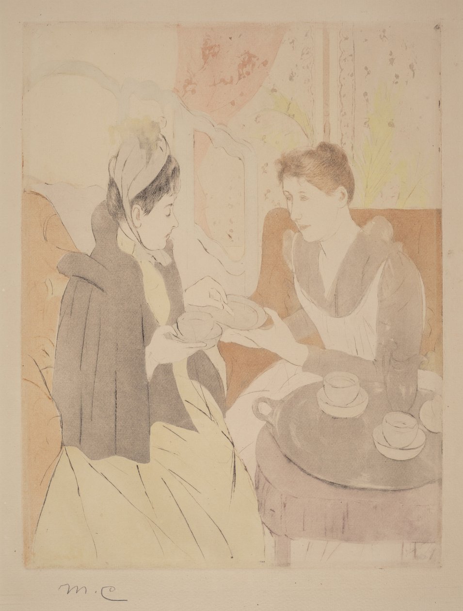 Eftermiddagste af Mary Cassatt