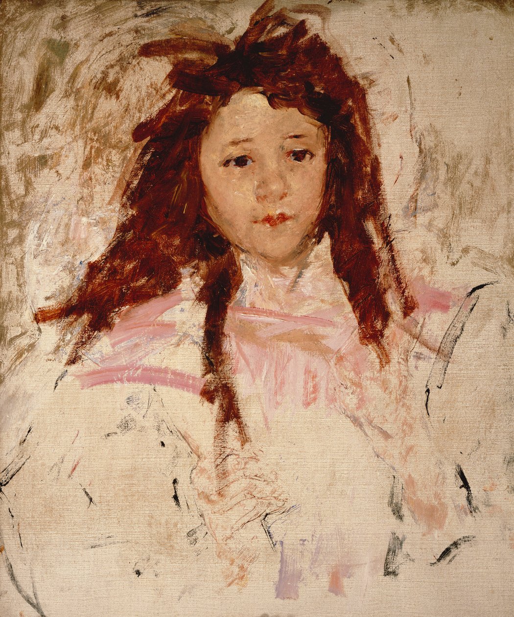 Agnes, 1910 af Mary Cassatt