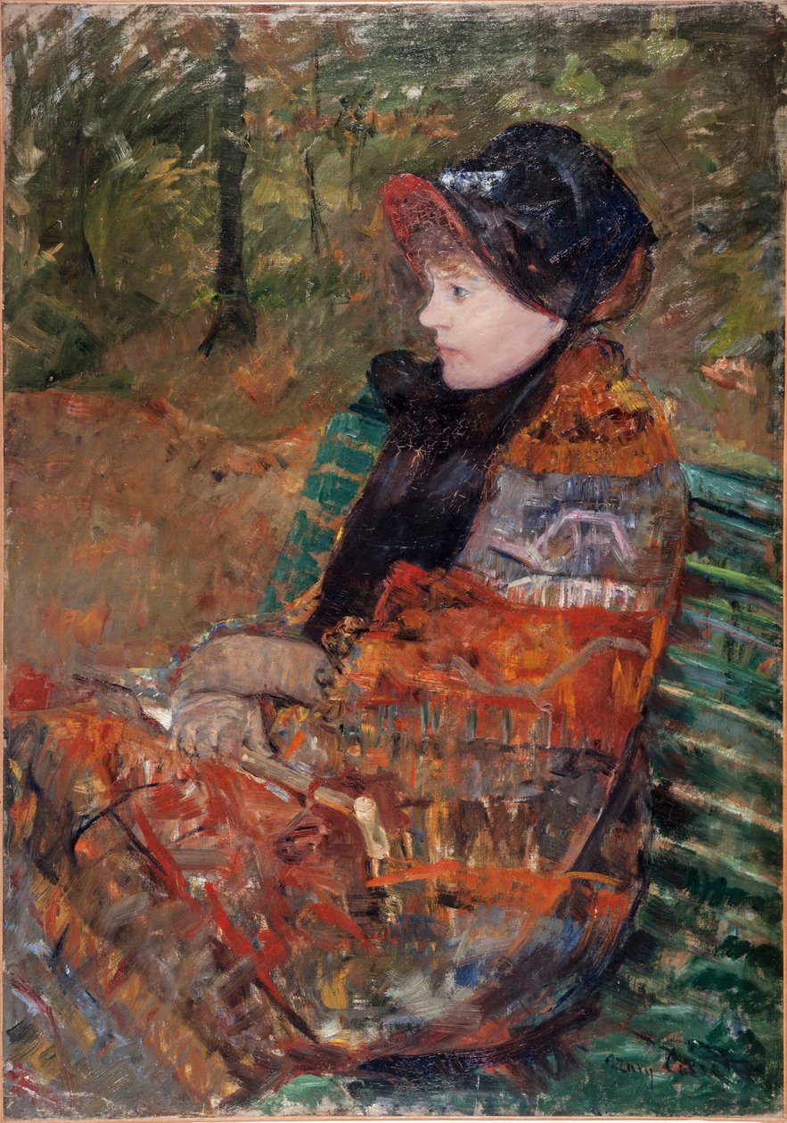 Efterår. Portræt af Lydia Cassatt, 1880. af Mary Cassatt