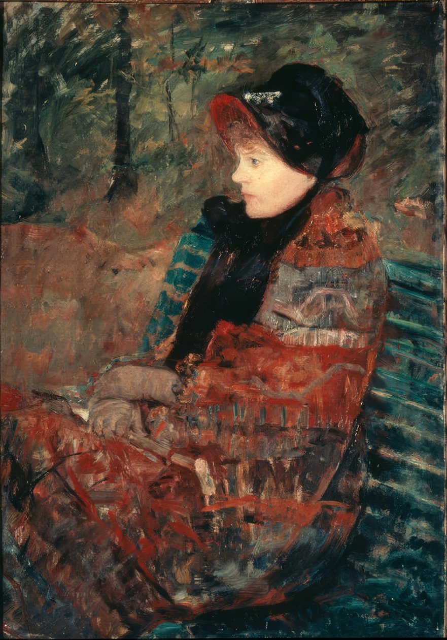 Efterår eller Portræt af Mademoiselle C. af Mary Cassatt