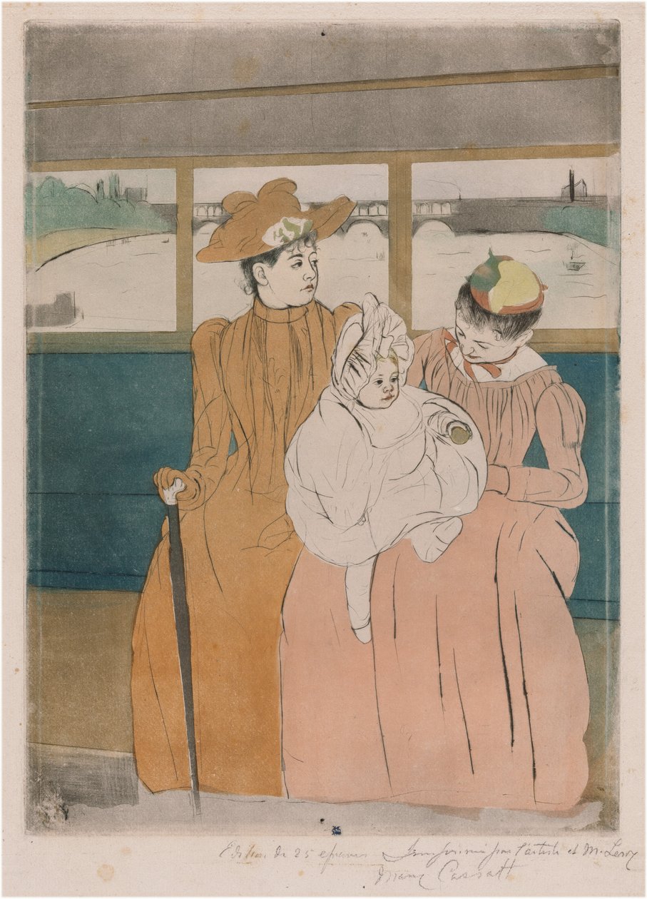 I omnibussen af Mary Cassatt