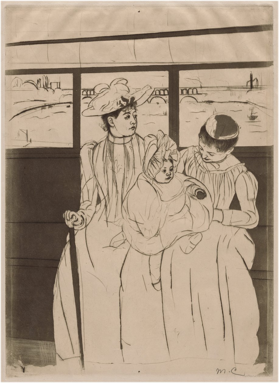 I omnibussen af Mary Cassatt
