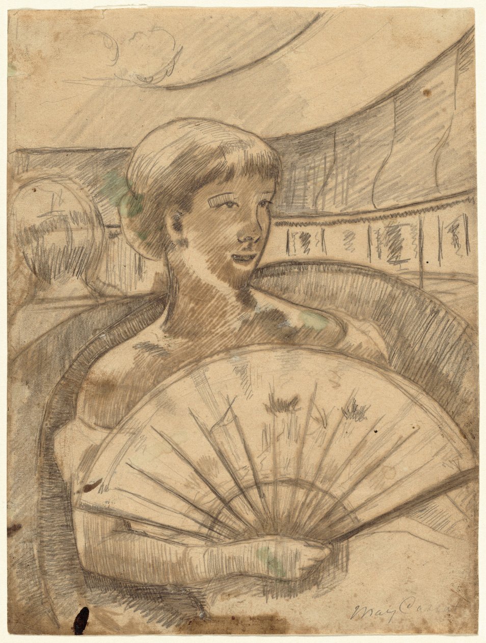 I operaboksen (nr. 3) [recto] af Mary Cassatt