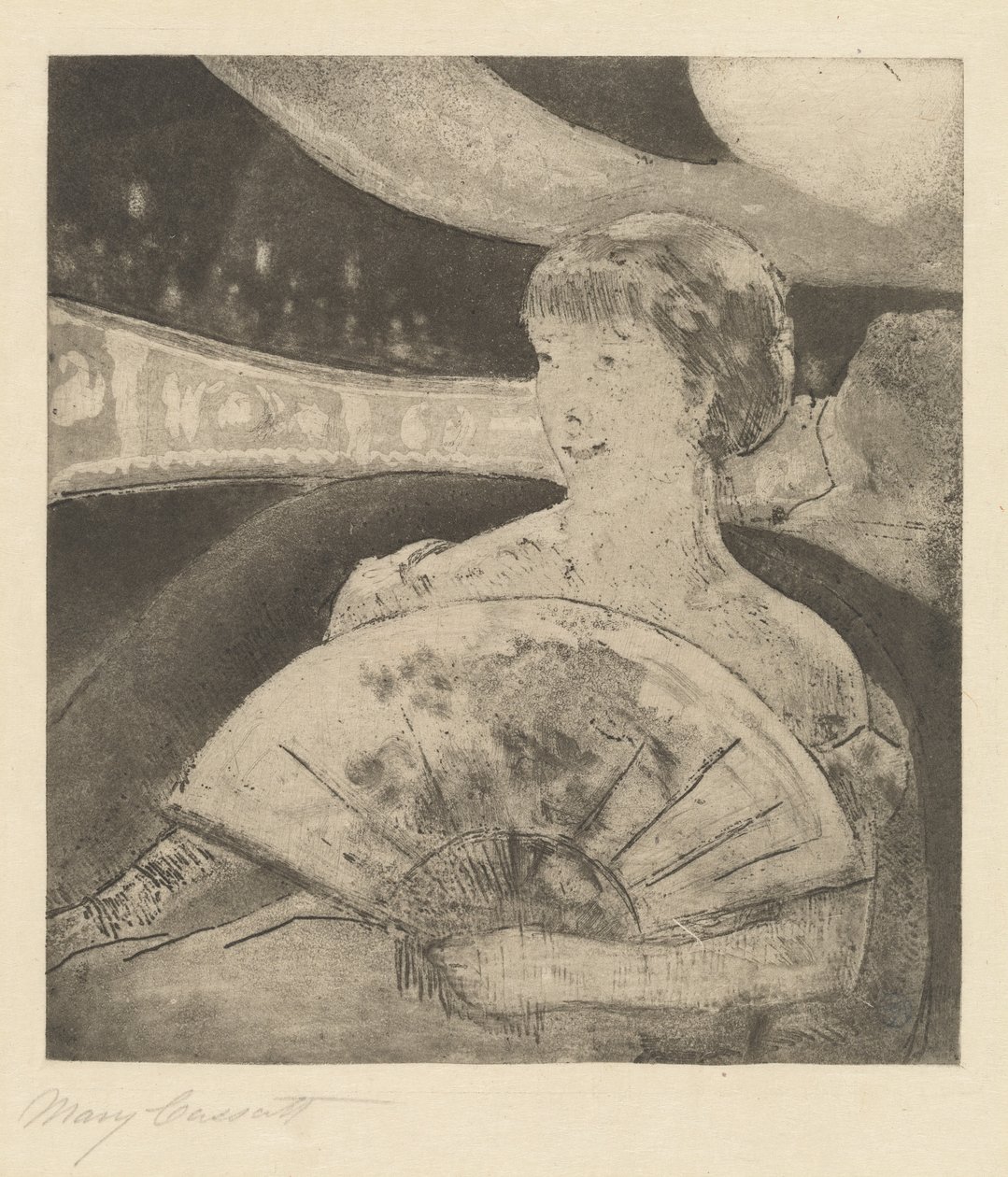 I Operaboks nr. 3, ca. 1880. af Mary Cassatt